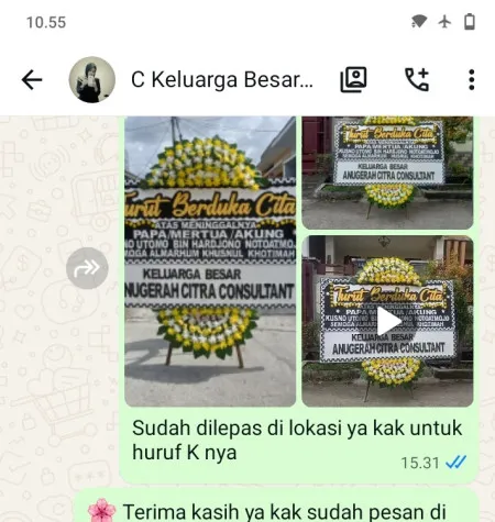 Pengiriman Papan Bunga Duka Cakung