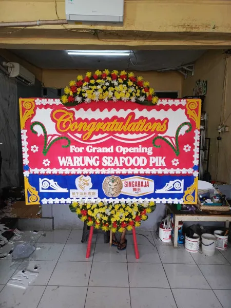 Papan Bunga Ucapan Selamat Cakung