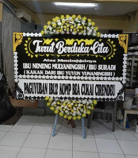 Papan Bunga Duka Cakung