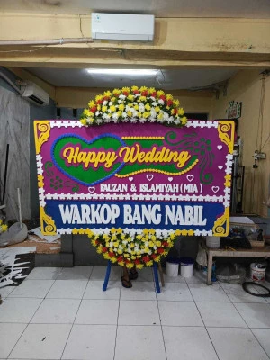 Papan Bunga di Cakung