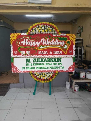 Papan Bunga di Cakung