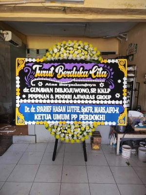 Papan Bunga di Cakung